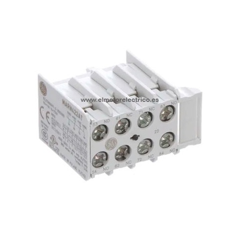 CONTACTO AUXILIAR GE MARN422AT 2NO-2NC 100989 GENERAL ELECTRIC.