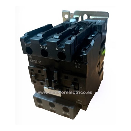 CONTACTOR 66 AMP. 220V 37 KW CB37A311M5 NC+NO GE.
