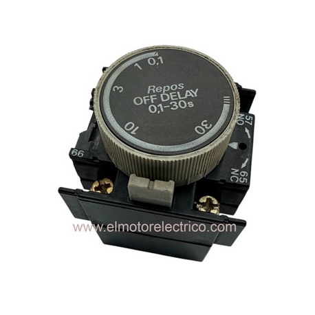 TEMPORIZADOR LA2D22A65 TELEMECANIQUE OFF DELAY 01-30 S