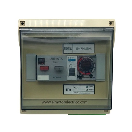 CUADRO PISCINA MONOF.220V.0.33HP
