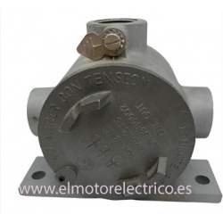 CAJA EMPALME NORTEM GUA-GUT  BASE 3 TOMAS DE 3/4" ANTIDEFRAGANTE CON TAPA DE APERTURA ROSCADA  ALEACION DE ALUMINIO