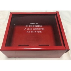 CAJA TAPA CRISTAL PARA ALARMA FUEGO
