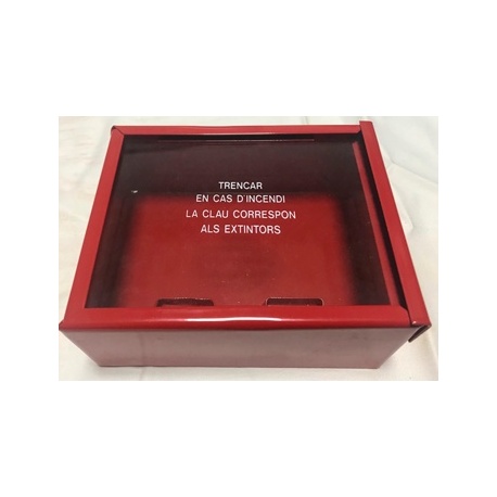 CAJA TAPA CRISTAL PARA ALARMA FUEGO