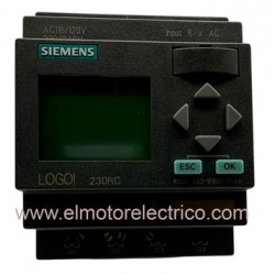 RELE LOGO! 230RC. CON DISPLAY  230V AC / 230V AC /RELES, 8 ED 4SD, 