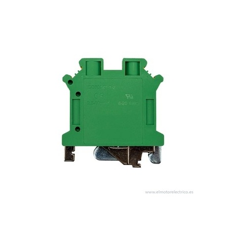 BORNA CONEX. PARA CARRIL TIERRA 6MM