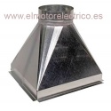 TOLVA 200x200x200mm CHAPA GALVANIZADA PARA CAJA DE VENTILACION  C/AISLAMIENTO INTERIOR