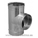 TE GALVANIZADO 90 DIAM. 300MM