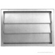 PERSIANA SOBREPRESION 400x400 mm ALUMINIO NATURAL