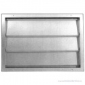 PERSIANA SOBREPRESION 400x400 mm ALUMINIO NATURAL
