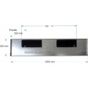 Ventilador  Mod. ELCO 3BTB CO 60-45  para fancoils Carrier, Ciat, Tecna, Midea, Gree, Mitsubishi, Ferroli, Airwell, Rhoss, Cliim