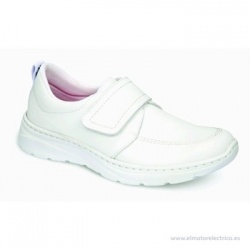 ZAPATO CIERRE VELCRO BLANCO MOD.FLORENCIA PLUS DIAN