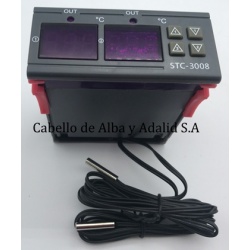 TERMOSTATO DIGITAL BT-3008  DOBLE PANTALLA 220VTS
